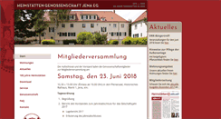 Desktop Screenshot of heimstaetten-jena.de
